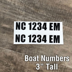 Boat Numbers